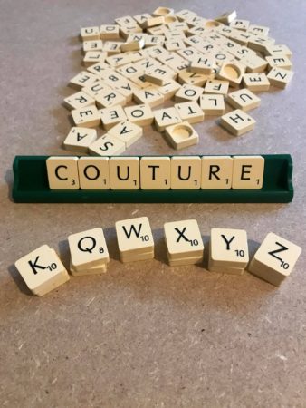 Scrabble couture, DIY déco, By Sue-Sue